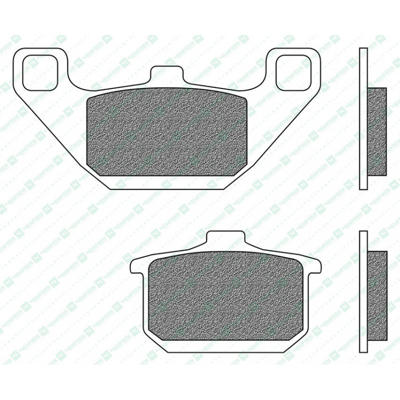 FD0072BT1-Newfren remblokken BT - TOURING ORGANIC