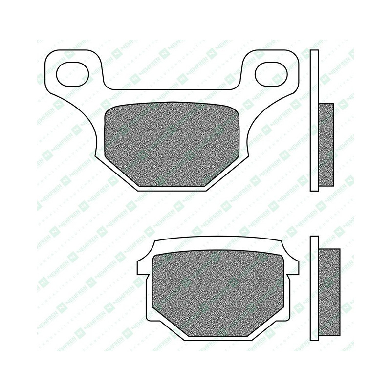 FD0077BE1-Newfren remblokken BE - ELITE ORGANIC