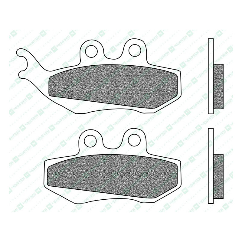 FD0195BT1-Newfren remblokken BT - TOURING ORGANIC