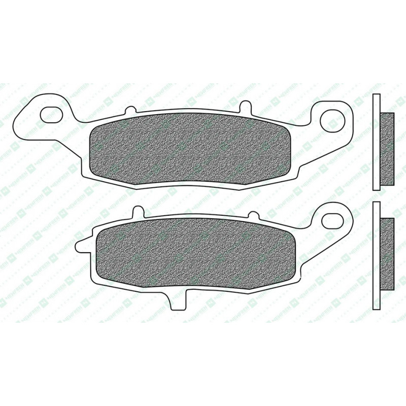 FD0227BT1-Newfren remblokken BT - TOURING ORGANIC