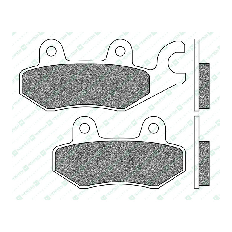 FD0257BE1-Newfren remblokken BE - ELITE ORGANIC
