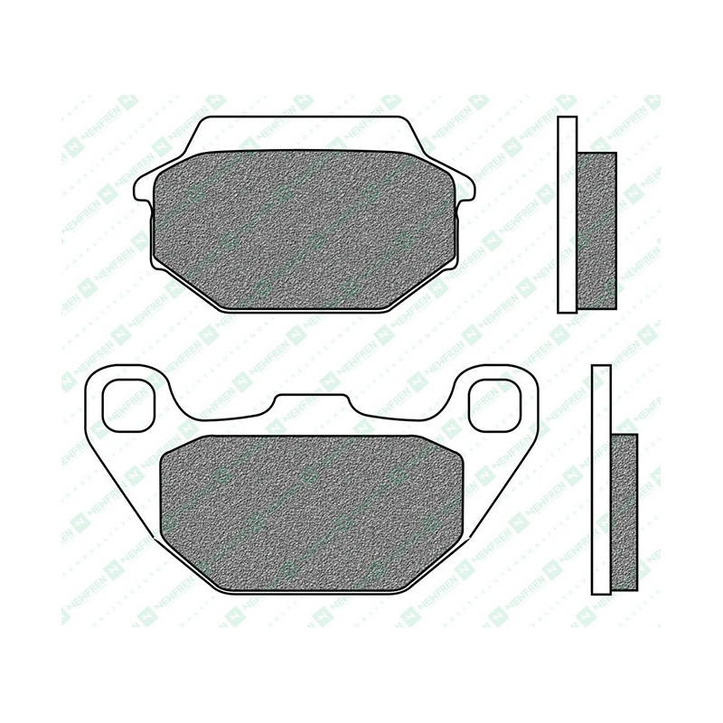 FD0269BE1-Newfren remblokken BE - ELITE ORGANIC