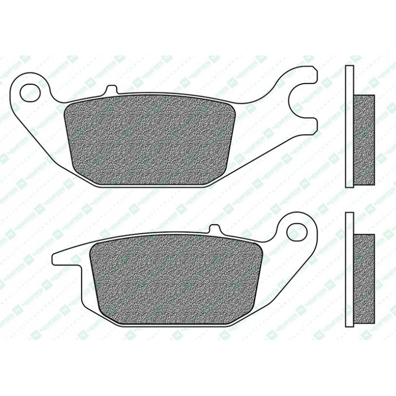 FD0331BT1-Newfren remblokken BT - TOURING ORGANIC