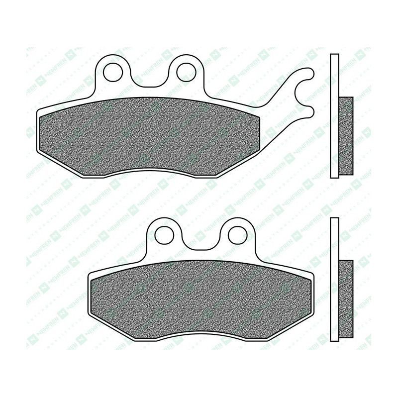 FD0334BE1-Newfren remblokken BE - ELITE ORGANIC