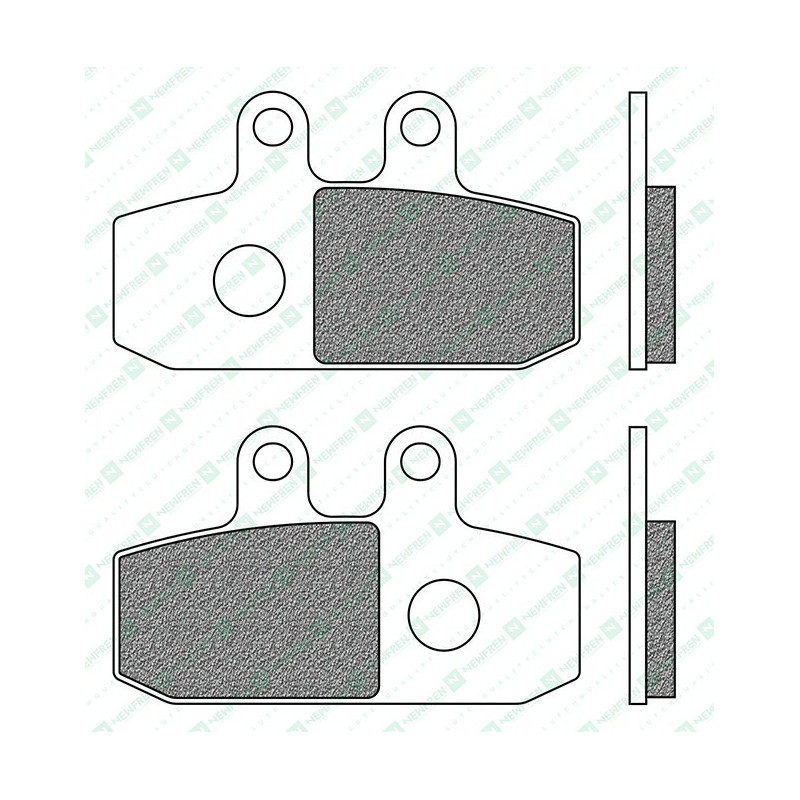 FD0335BE1-Newfren remblokken BE - ELITE ORGANIC