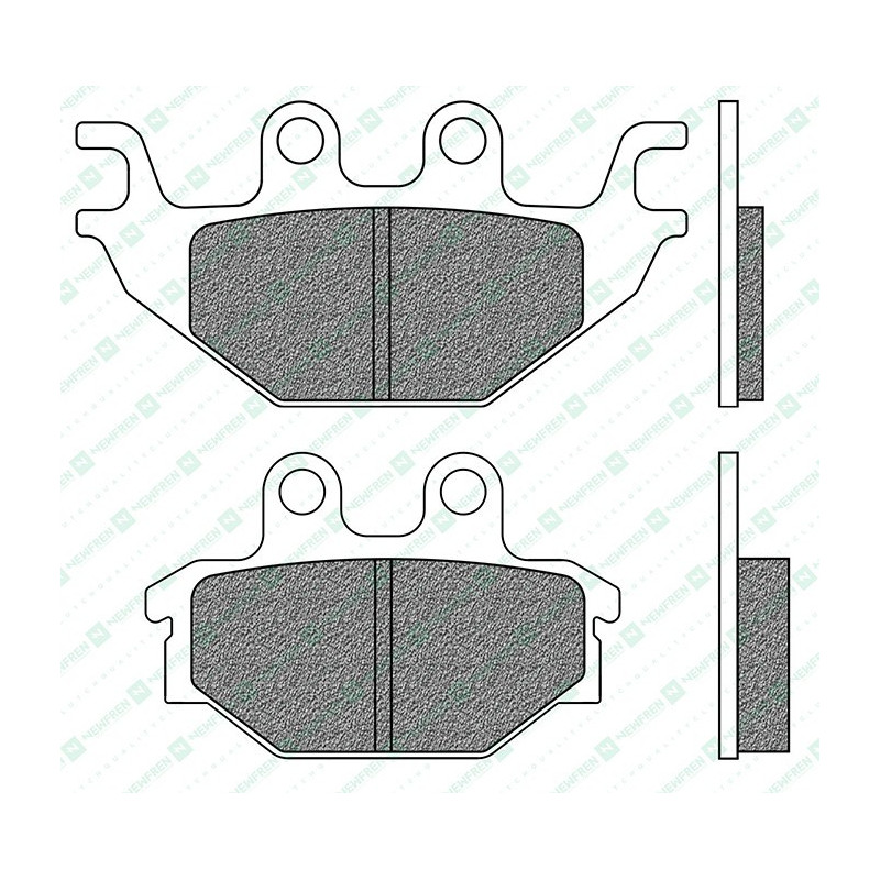 FD0383BT1-Newfren remblokken BT - TOURING ORGANIC