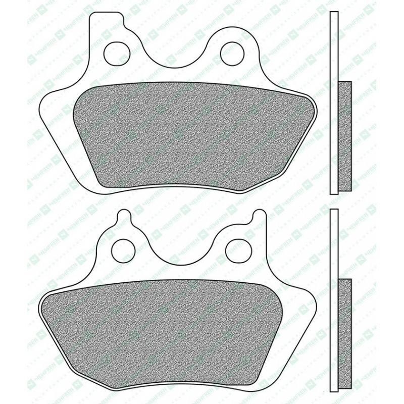 FD0389SH1-Newfren remblokken SH - HD SINTER