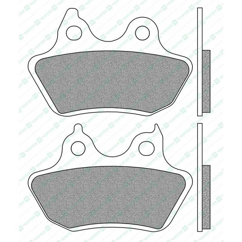 FD0416SH1-Newfren remblokken SH - HD SINTER
