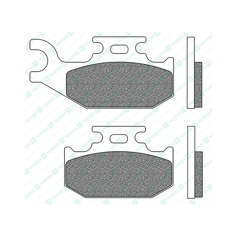 FD0425BV1-Newfren remblokken BV - ATV ORGANIC