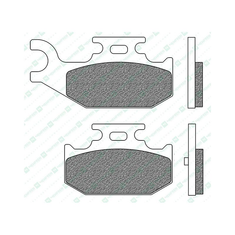 FD0426SV1-Newfren remblokken SV - ATV SINTER