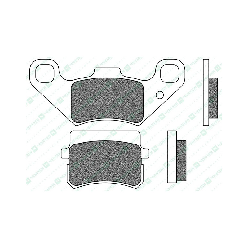 FD0433BE1-Newfren remblokken BE - ELITE ORGANIC