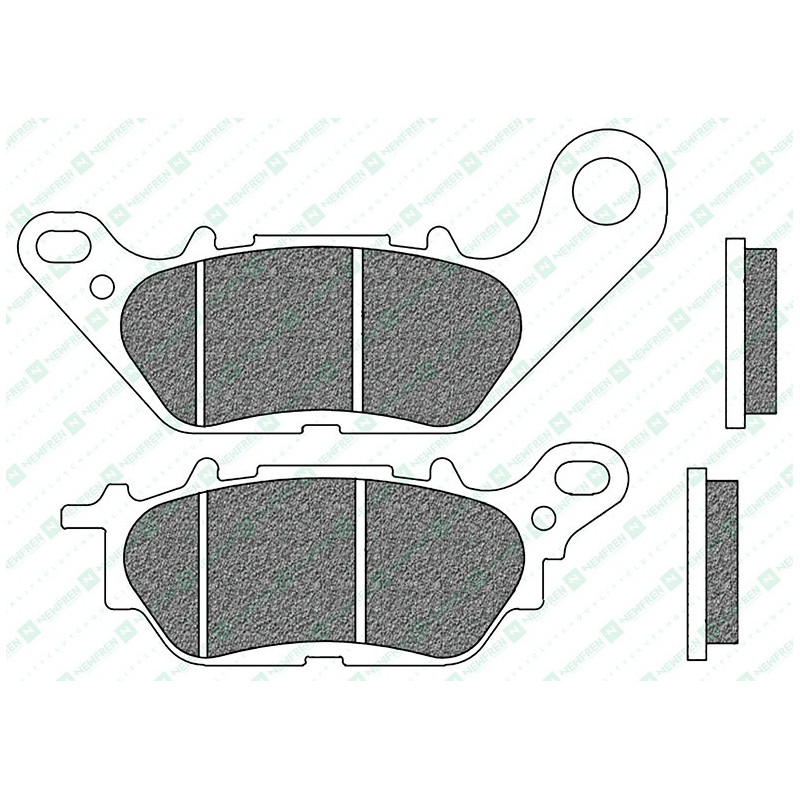 FD0437BE1-Newfren remblokken BE - ELITE ORGANIC