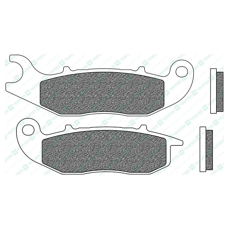 FD0444BE1-Newfren remblokken BE - ELITE ORGANIC
