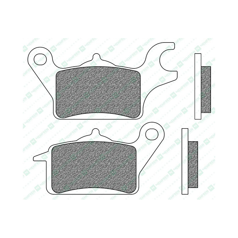 FD0517BE1-Newfren remblokken BE - ELITE ORGANIC