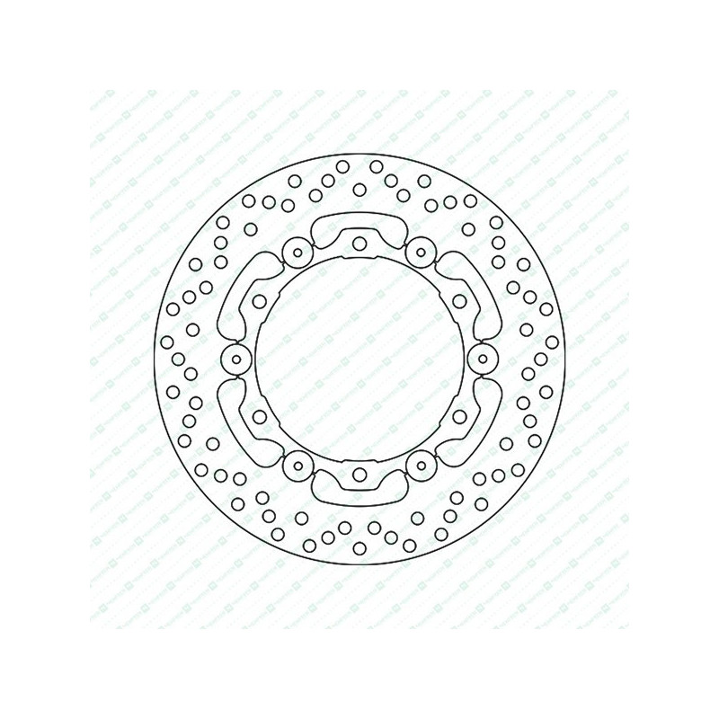 DF4112AFC-Newfren zwevend gelagerde stalen remschijf