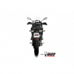 MIVV OVAL Rvs zwart KAWASAKI VERSYS 650 21-23