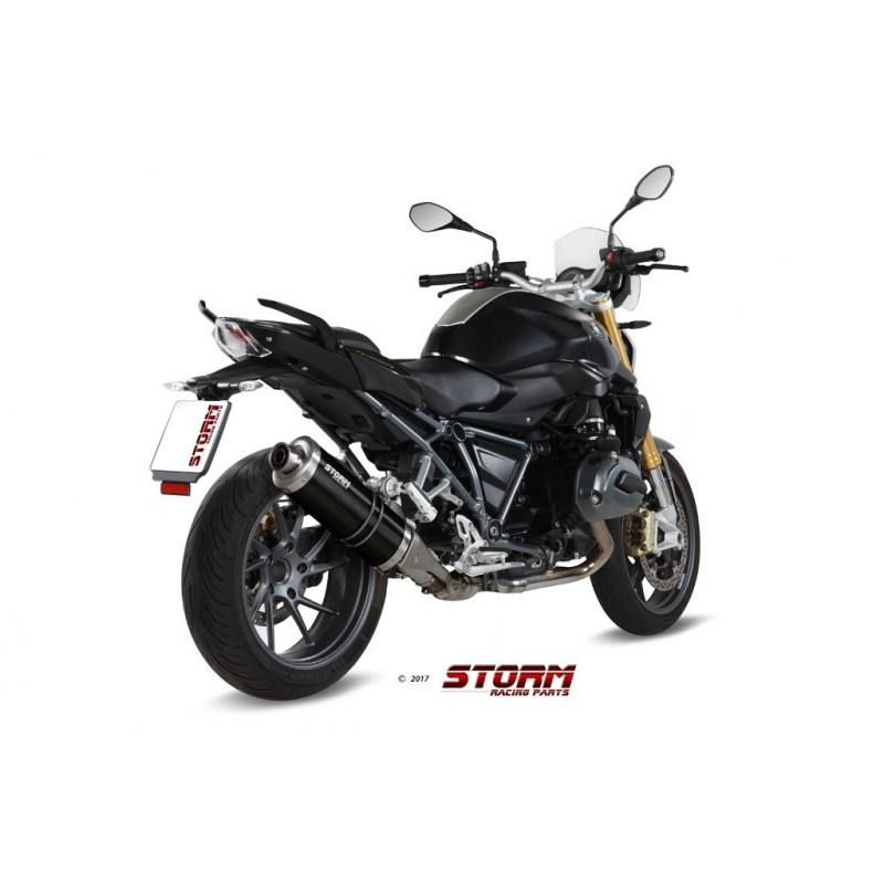 Storm by MIVV OVAL black BMW R 1200 R / RS 15/16