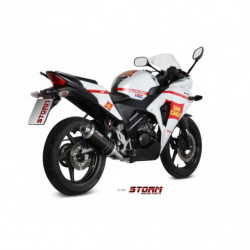 Storm by MIVV OVAL black Honda CBR 125 R 11-