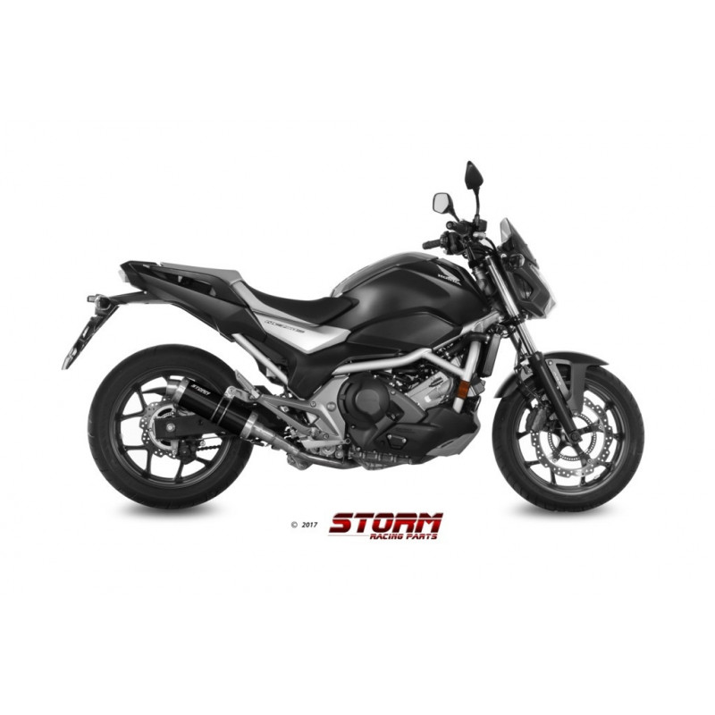 Storm by MIVV GP black Honda NC/Integra  750 S/X 16-