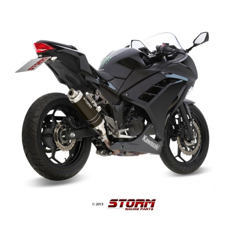 Storm by MIVV GP black Kawasaki Ninja 300 R 13/16 - Z 300 15/16