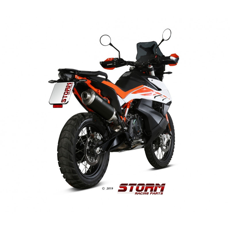 Storm by MIVV OVAL black KTM 790 Adventure 2019-