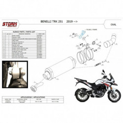 Storm by MIVV OVAL BENELLI TRK 251 2019-