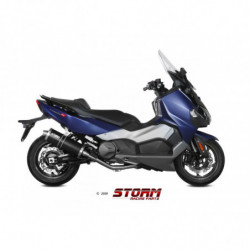 Storm by MIVV OVAL Komplettanlage Oval Rvs SYM MAXSYM TL 500 2020-