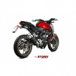 Storm by MIVV GP black Komplettanlage Honda CB 125 R 21-