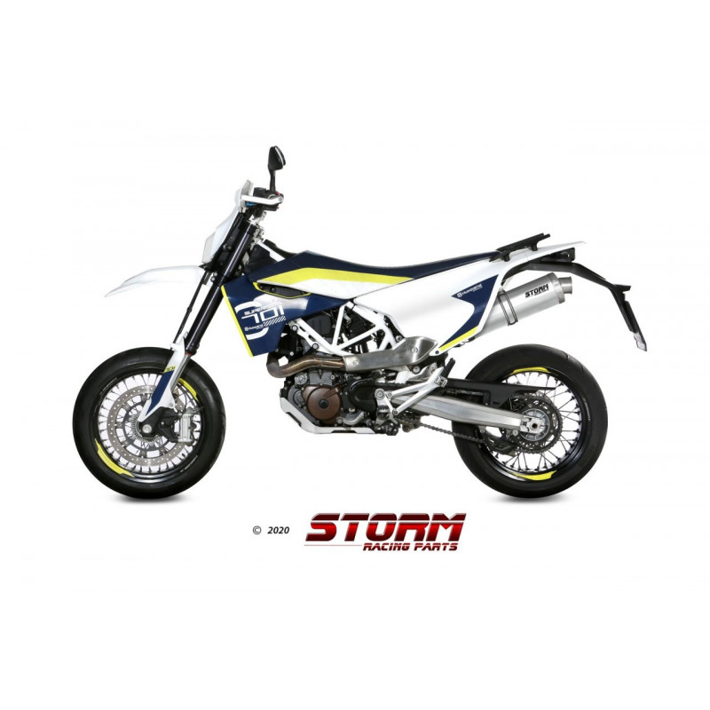 Storm by MIVV OVAL HUSQVARNA 701 SUPERMOTO/ENDURO 17-19
