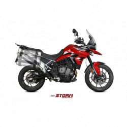 Storm by MIVV Oval Rvs black TRIUMPH Tiger 900/GT/PRO/RALLY 21-