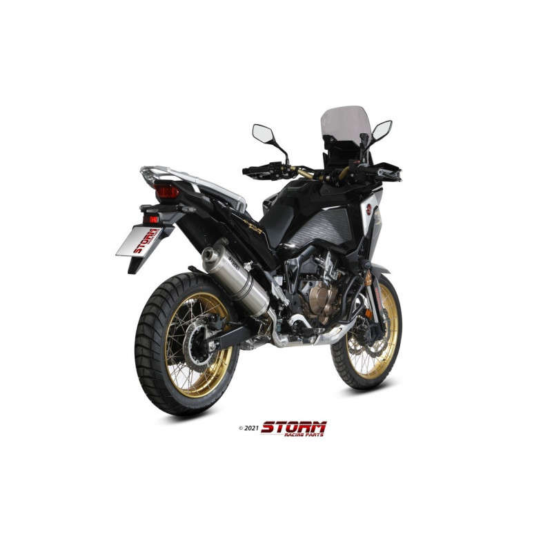 Storm by MIVV OVAL Rvs HONDA CRF 1100 L AFRICA TWIN 20-21