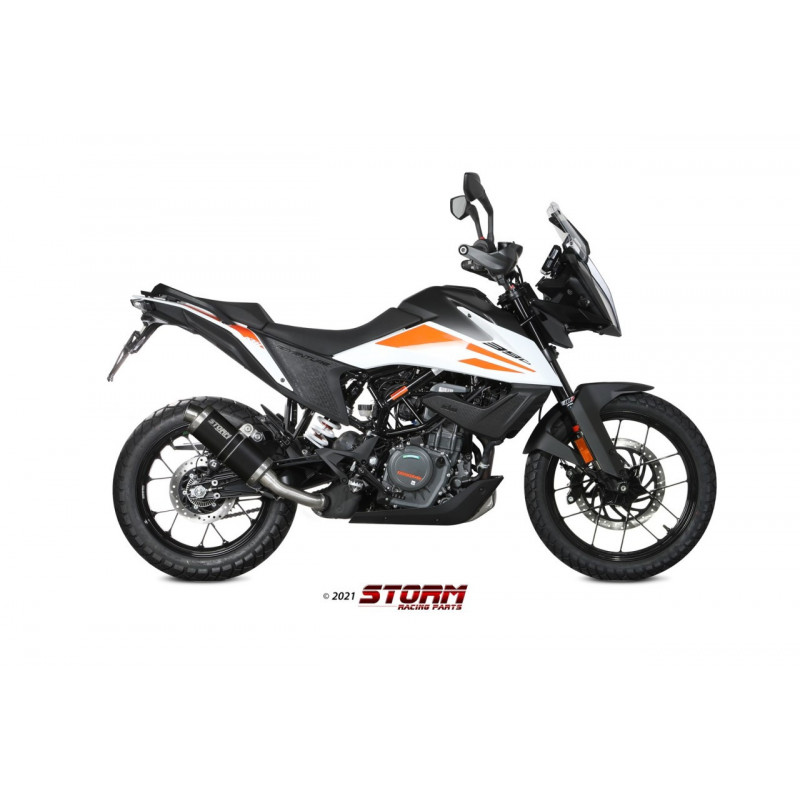 Storm by MIVV OVAL Rvs black KTM 390 ADVENTURE 20 - 21