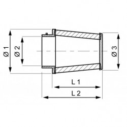 Sprintfilter Waterproof konisch sportluchtfilter