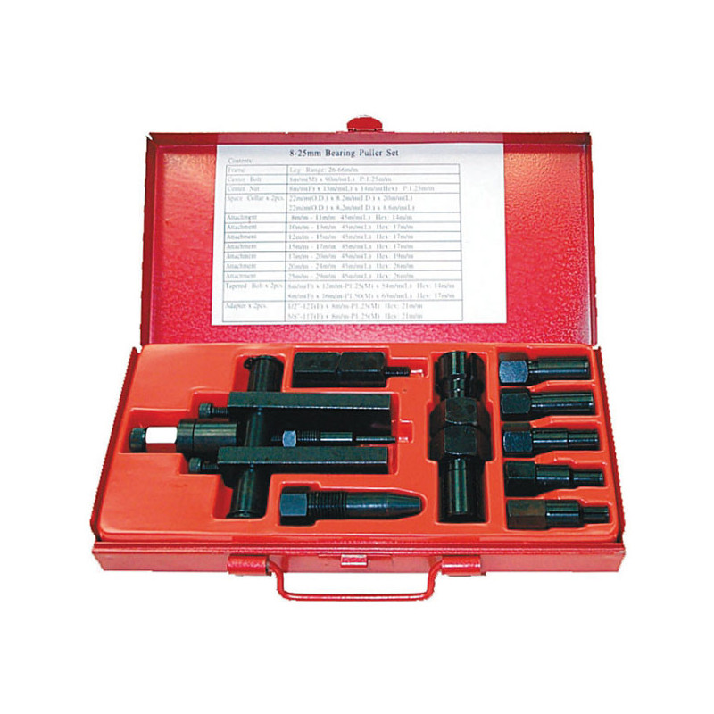 Buzzetti puller kit to 8-25mm inner diameter bearings