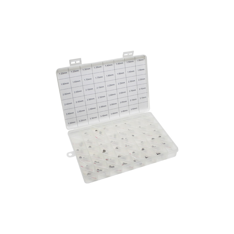 Sixty5 Valve shim kit 9.48mm 1.2-3.5mm (141pcs)